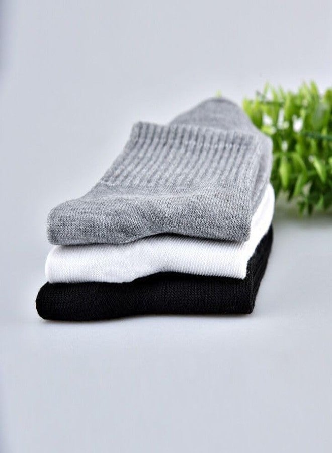 UoUoUosocks 10 Pairs Mini Crew Socks,Athletic Socks Quarter Ankle Socks for Men and Women (5-9 White) - Image 5